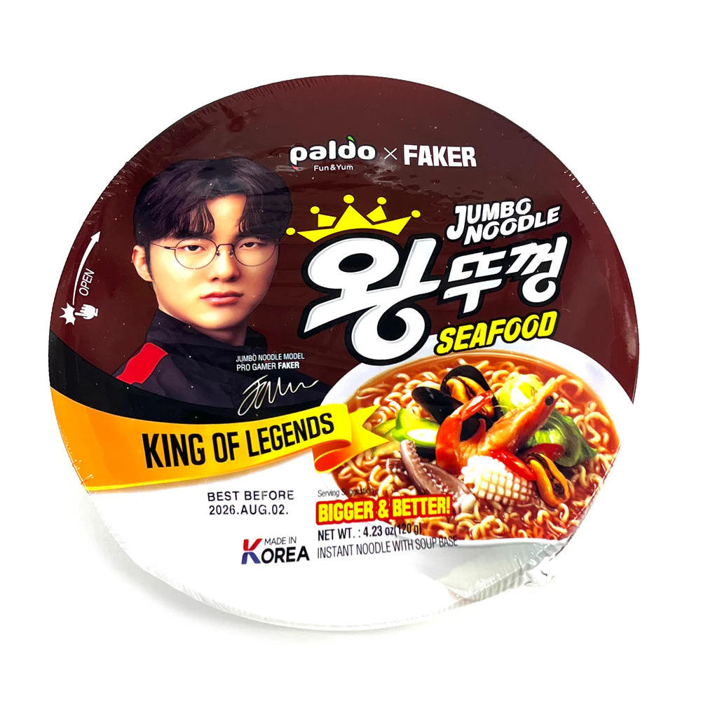PALDO King bowl champong 왕뚜껑 짬뽕 120g